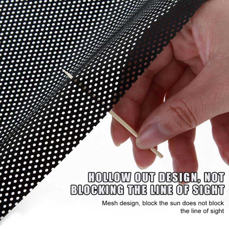 High-quality perforated PVC material for UV protection and visibility